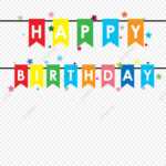 Happy Birthday Banner, Birthday, Happy, Vector Png Regarding Free Happy Birthday Banner Templates Download
