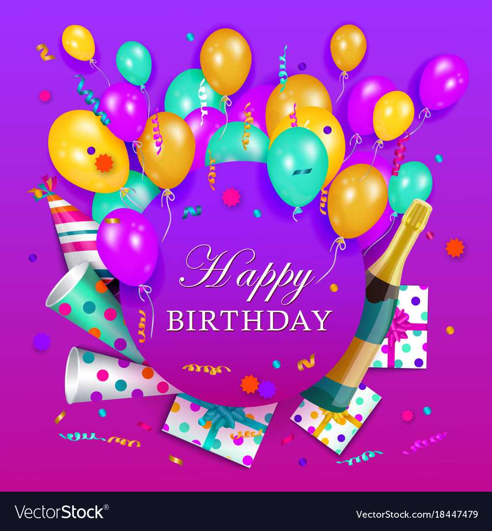 Happy Birthday Banner Poster Template Pertaining To Free Happy Birthday Banner Templates Download