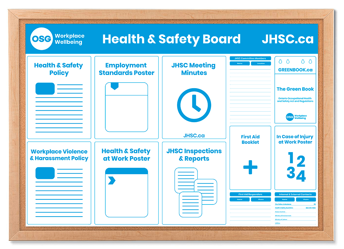 Health And Safety Board Poster Template – Osg Pertaining To Bulletin Board Template Word