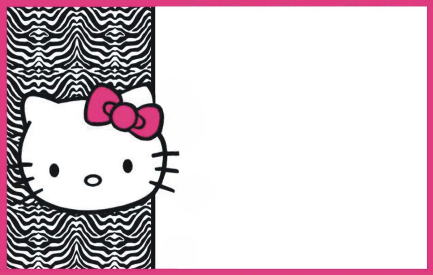 Hello Kitty Free Invitation Template – Calep.midnightpig.co In Hello Kitty Banner Template
