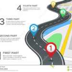Highway Road Infographic. Street Roads Map, Gps Navigation Inside Blank Road Map Template
