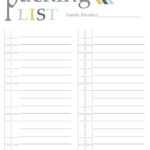 Holiday Travel Prep Made Easy + Free Packing Printables with Blank Packing List Template