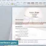 How To Add A Photo To Your Résumé In Microsoft Word 2010 In Resume Templates Word 2010