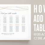 How To Add More Tables To Your Wedding Seating Chart Template With Regard To Wedding Seating Chart Template Word