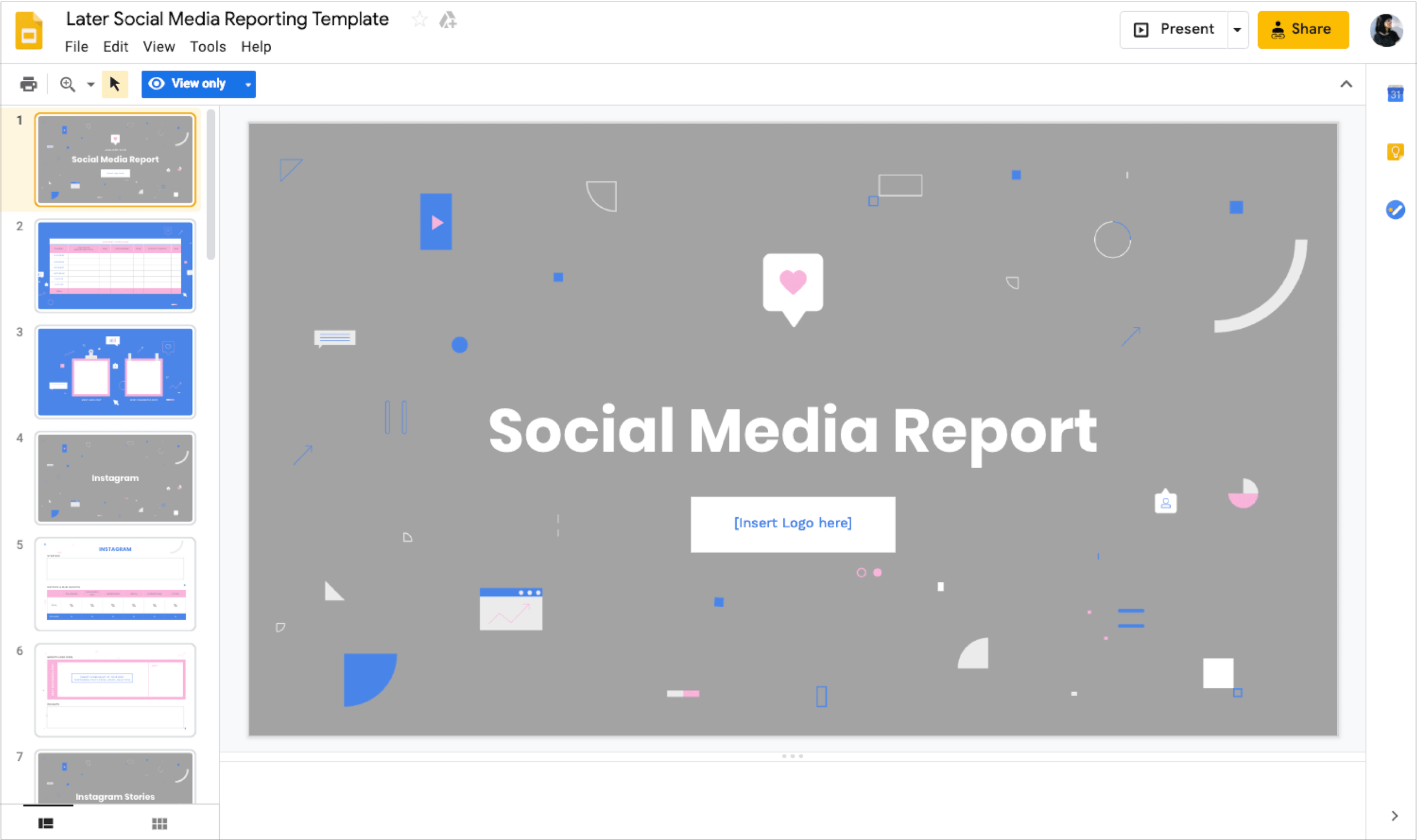 How To Build A Monthly Social Media Report Within Social Media Report Template
