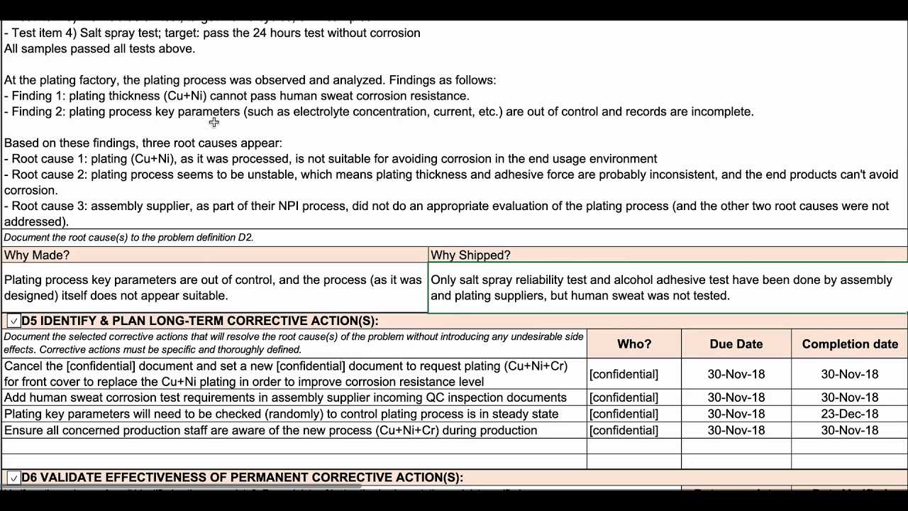 How To Complete An 8D Report? [8D Template Walkthrough] Within 8D Report Format Template