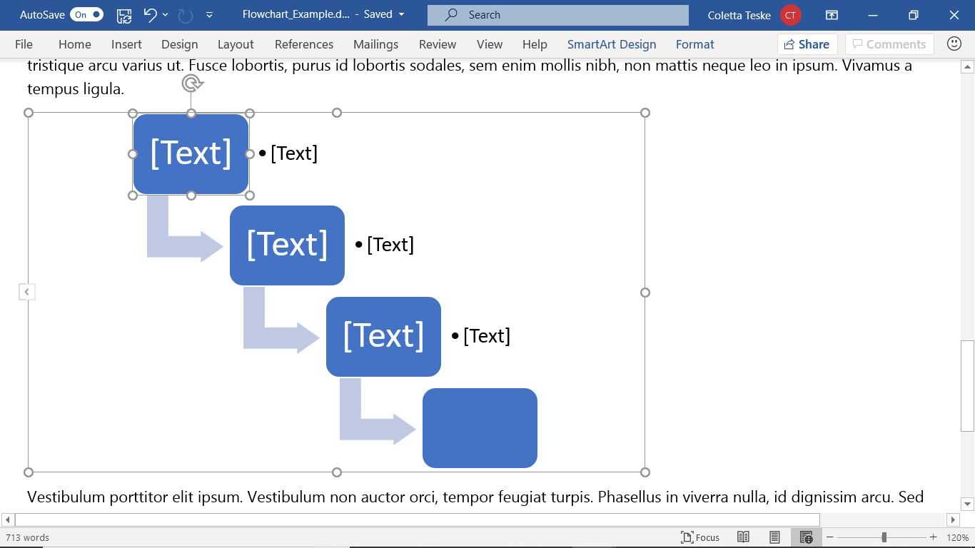 How To Create A Microsoft Word Flowchart Regarding Microsoft Word Flowchart Template