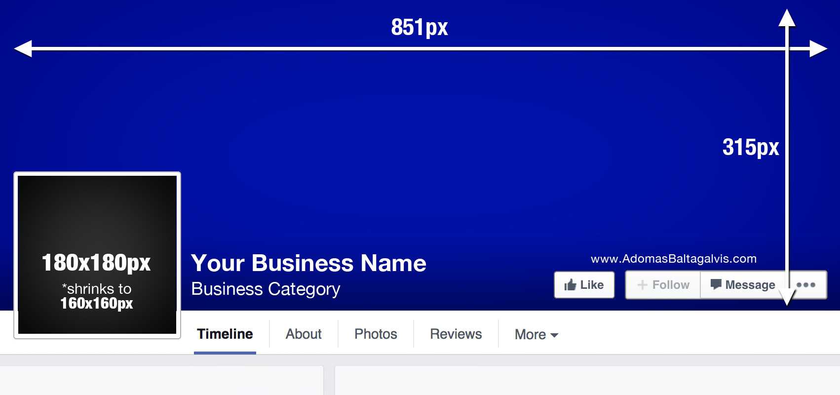 How To Create A Seamless Facebook Cover Photo And Profile For Facebook Banner Size Template