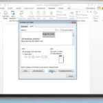 How To Create And Print Mailing Labels On Microsoft® Word 2013 For How To Create A Template In Word 2013