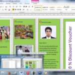 How To Create Brochure Using Microsoft Word Within Few Minutes Throughout Microsoft Word Pamphlet Template