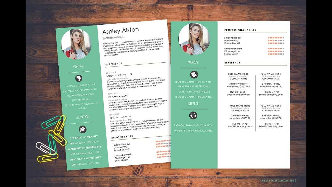 How To Create Cv/ Resume In Ms Word Throughout How To Create A Cv Template In Word