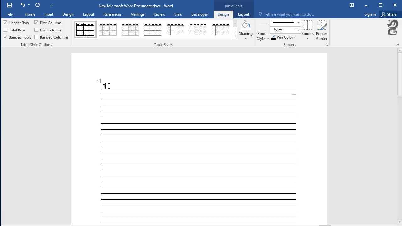 How To Create Lined Paper In Word Pertaining To Microsoft Word Lined Paper Template