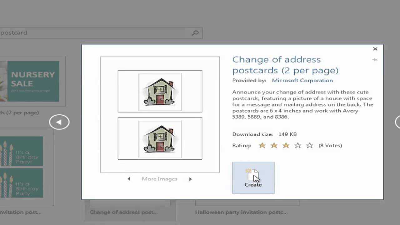 How To Create Postcards With Microsoft Word : Using Microsoft Word Pertaining To Postcard Size Template Word
