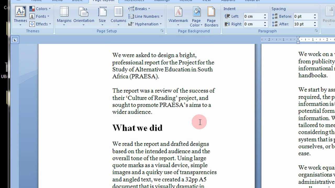 How To Create Printable Booklets In Microsoft Word 2007 & 2010 Stepstep  Tutorial Inside Booklet Template Microsoft Word 2007