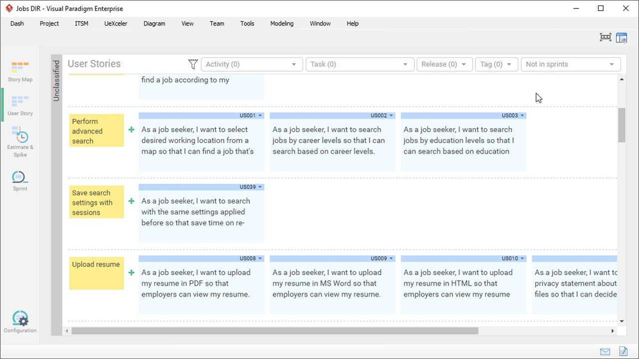 How To Create User Story Directly From An Epic Regarding User Story Word Template