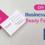 How To Create Your Business Cards In Word – Professional And Print Ready In  4 Easy Steps! Throughout Plain Business Card Template Microsoft Word