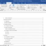 How To Customize Heading Levels For Table Of Contents In Word in Microsoft Word Table Of Contents Template