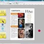 How To Design A Magazine's Table Of Contents // Magazine Design Inside Magazine Template For Microsoft Word