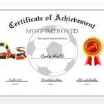 How To Easily Make A Certificate Of Achievement Award With Ms Word Pertaining To Soccer Certificate Templates For Word