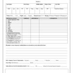 How To Fill Out A Physical Examination Form – Calep With History And Physical Template Word