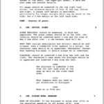How To Format A Screenplay | Australian Writers' Centre Blog With Regard To Shooting Script Template Word