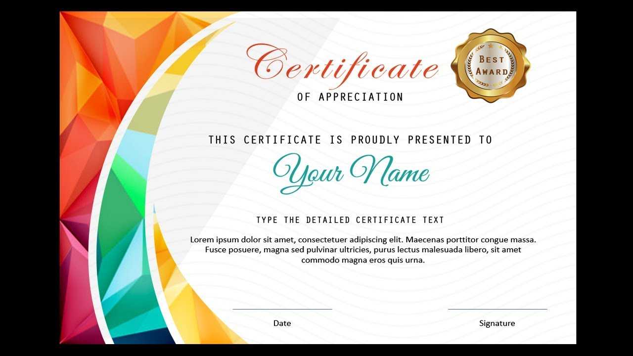 How To Make A Certificate In Powerpoint/professional Certificate  Design/free Ppt For Professional Certificate Templates For Word