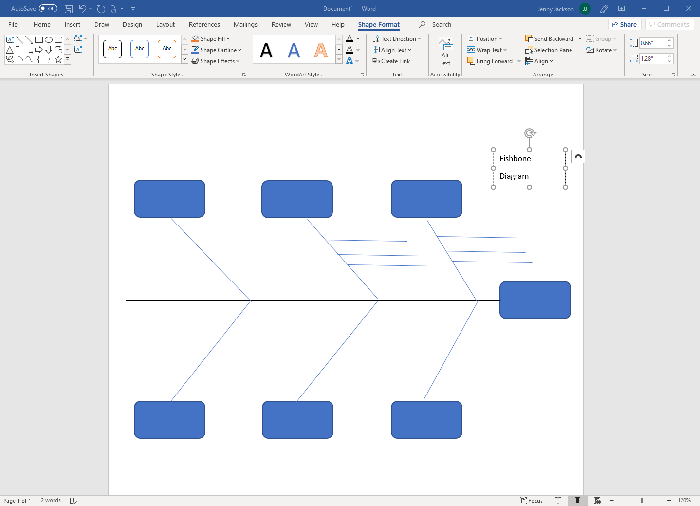 How To Make A Fishbone Diagram In Word | Lucidchart Blog In Ishikawa Diagram Template Word