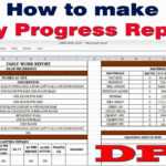 How To Make Daily Progress Report In Construction Site? With Construction Daily Progress Report Template