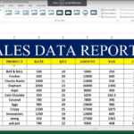 How To Make Sales Report In Excel # 26 With Sale Report Template Excel