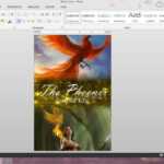 How To Make Your Own Book Cover Using Ms Word Throughout How To Create A Book Template In Word