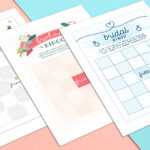 How To Play Bridal Shower Bingo (With Printables) | Shutterfly With Blank Bridal Shower Bingo Template