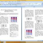 How To Set Two Column Paper For Publication For Scientific Paper Template Word 2010