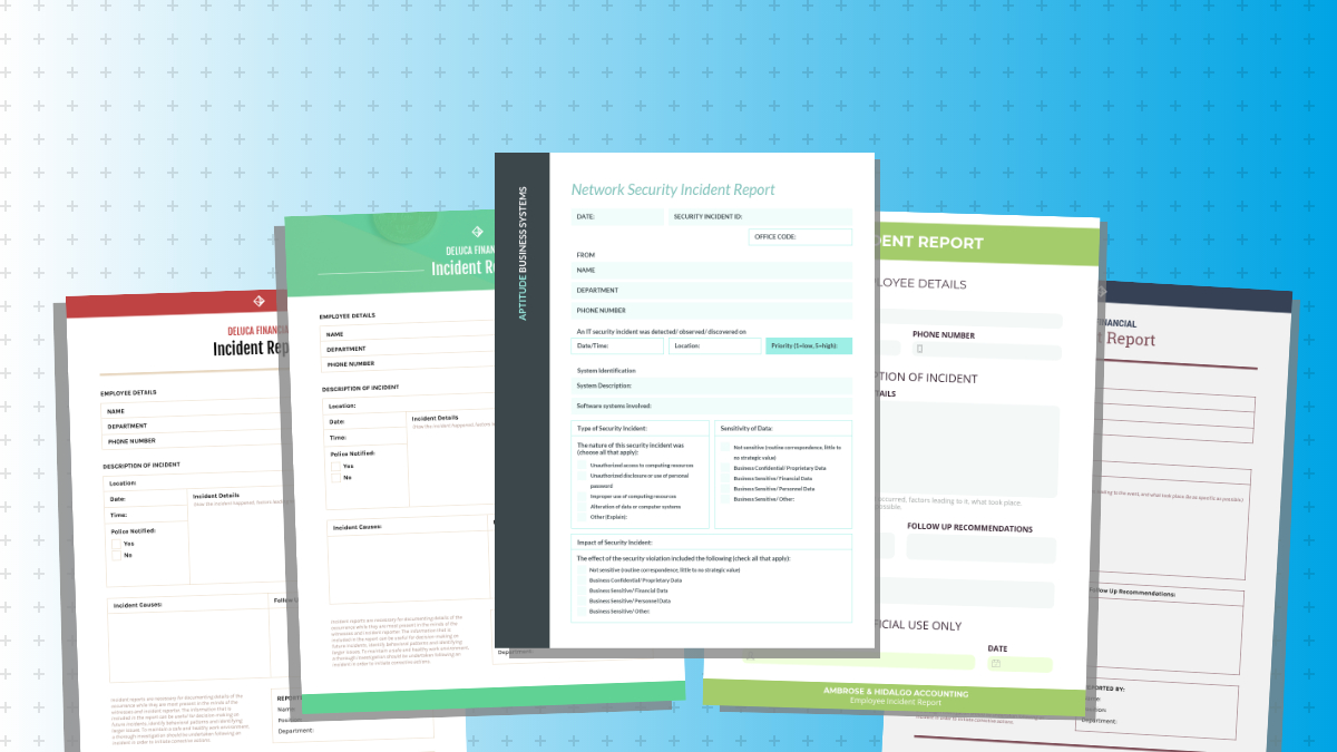 How To Write An Effective Incident Report [Templates] – Venngage With Health And Safety Incident Report Form Template
