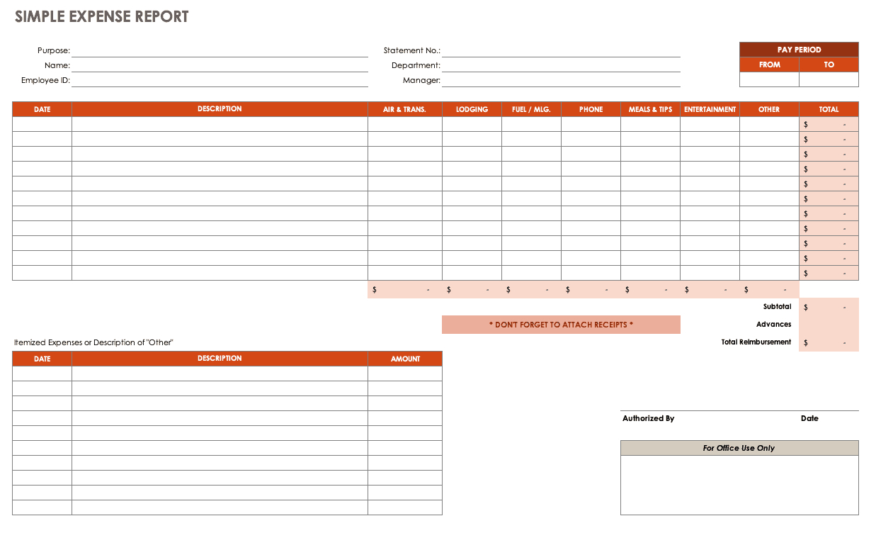 How To Write An Expense Report In Excel - Calep.midnightpig.co Within Expense Report Spreadsheet Template