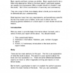 How To Write Book Report Essay For High School The Intended For Book Report Template Middle School