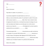 How To Write Notice Letter Template In Pdf & Word | How To Wiki With 2 Weeks Notice Template Word