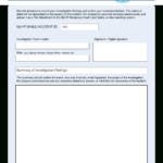 Hse Health Safety Incident Investigation Report | Templates At Regarding Health And Safety Incident Report Form Template