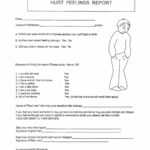 Hurt Form Throughout Hurt Feelings Report Template