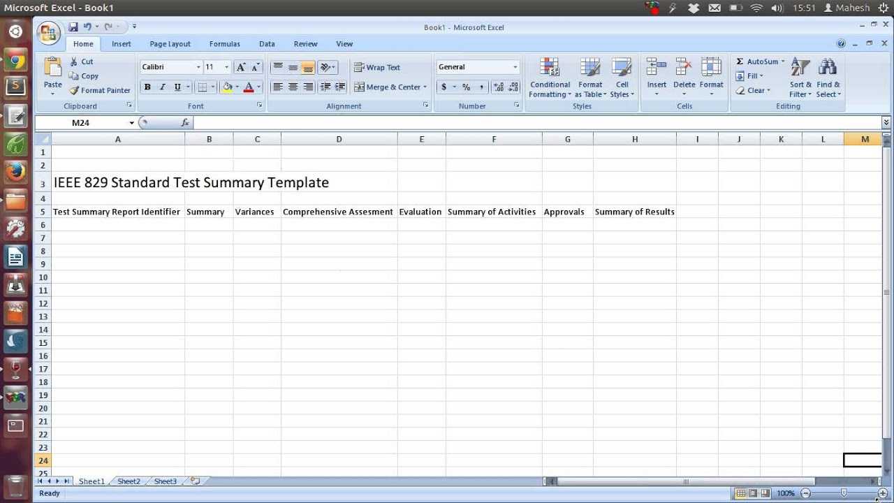 Ieee 829 Standard Test Summary Report Template Intended For Weekly Test Report Template