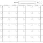 Images Of Free Printable Calendar Templates For Kids Monday For Blank Calendar Template For Kids