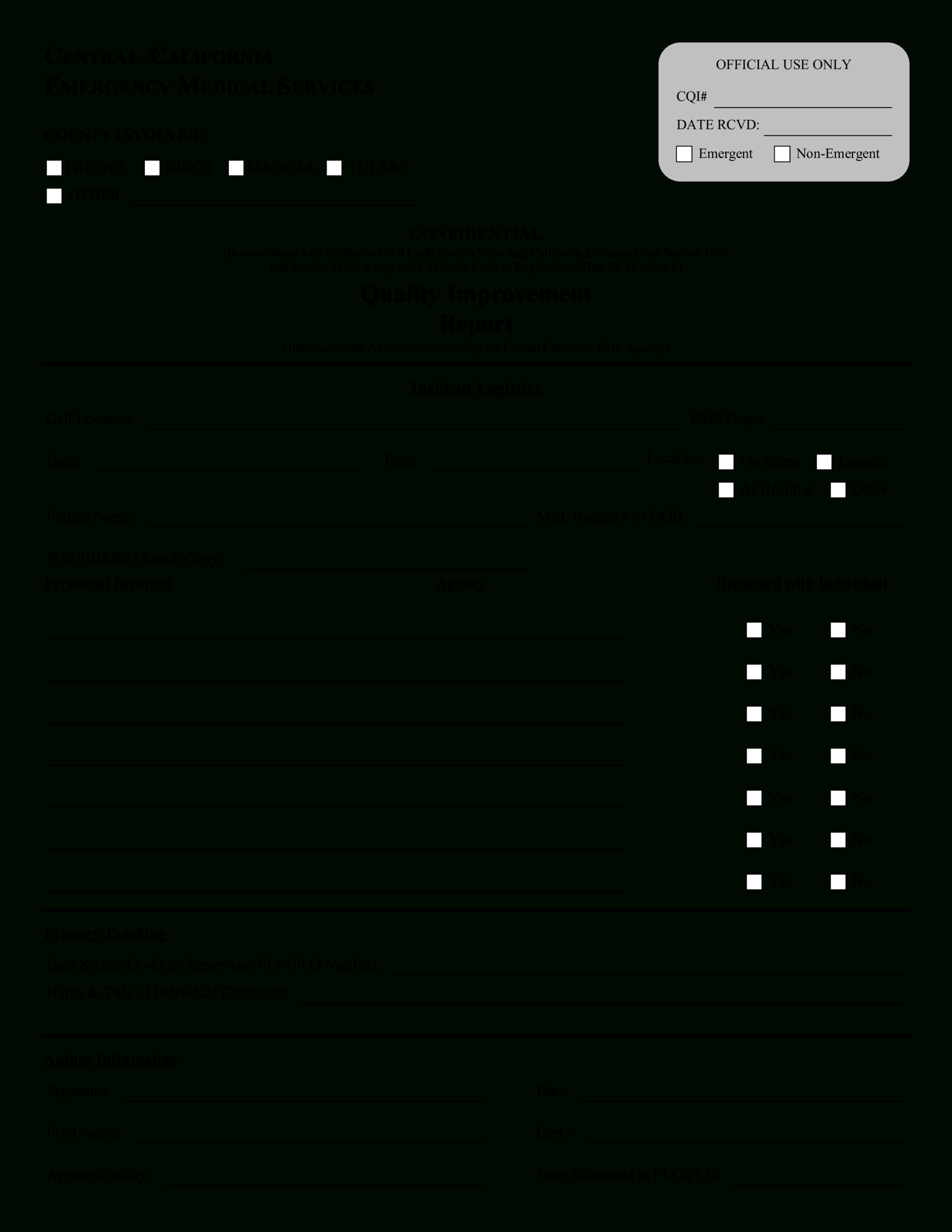 Improvement Report | Templates At Allbusinesstemplates Within Improvement Report Template