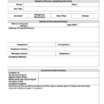 Incident And Accident Report Forms – Dalep.midnightpig.co For Construction Accident Report Template