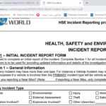 Incident Report Form – Hsse World Inside Health And Safety Incident Report Form Template