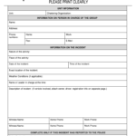 Incident Report Form Pdf – Fill Online, Printable, Fillable In Office Incident Report Template
