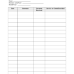 Income Ledger Template – Fill Online, Printable, Fillable With Blank Ledger Template