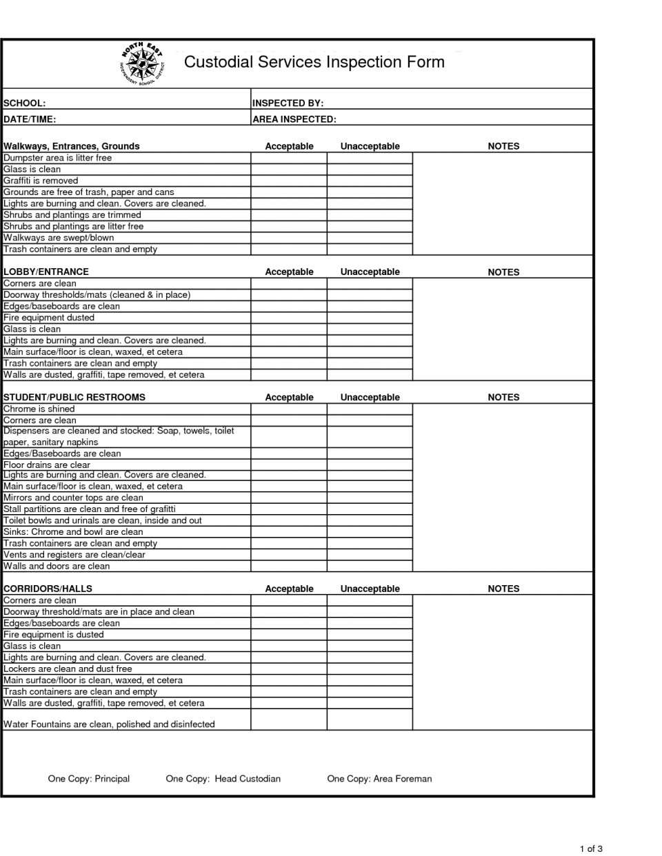 Inspection Spreadsheet Template Best Photos Of Free Intended For Blank Checklist Template Pdf