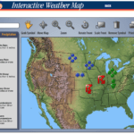 Interactive Weather Map | The Techie Teacher® Within Kids Weather Report Template