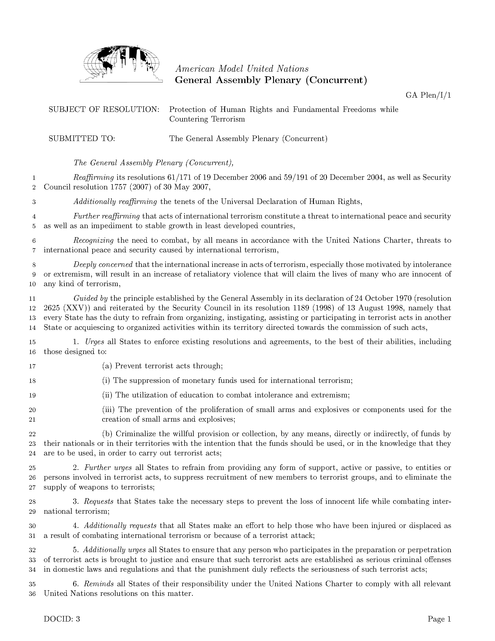 Introduction To United Nations Documents – Amun Within Rapporteur Report Template