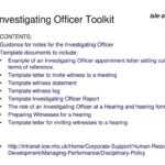 Investigating Officer Training For Employment Issues – Ppt Inside Investigation Report Template Disciplinary Hearing
