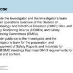 Investigator Training – Ppt Download For Dsmb Report Template